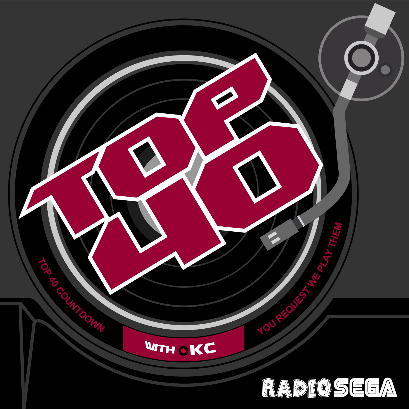 RadioSEGA's Top 40 Countdown... with KC | Listen via Stitcher for Podcasts